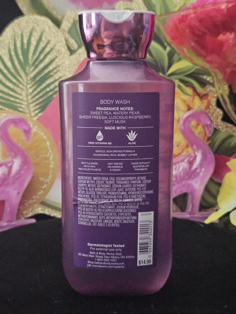 NWT Bath & Body Works Sweet Pea Body Care Set - Pink & White READ DESCRIPTION!